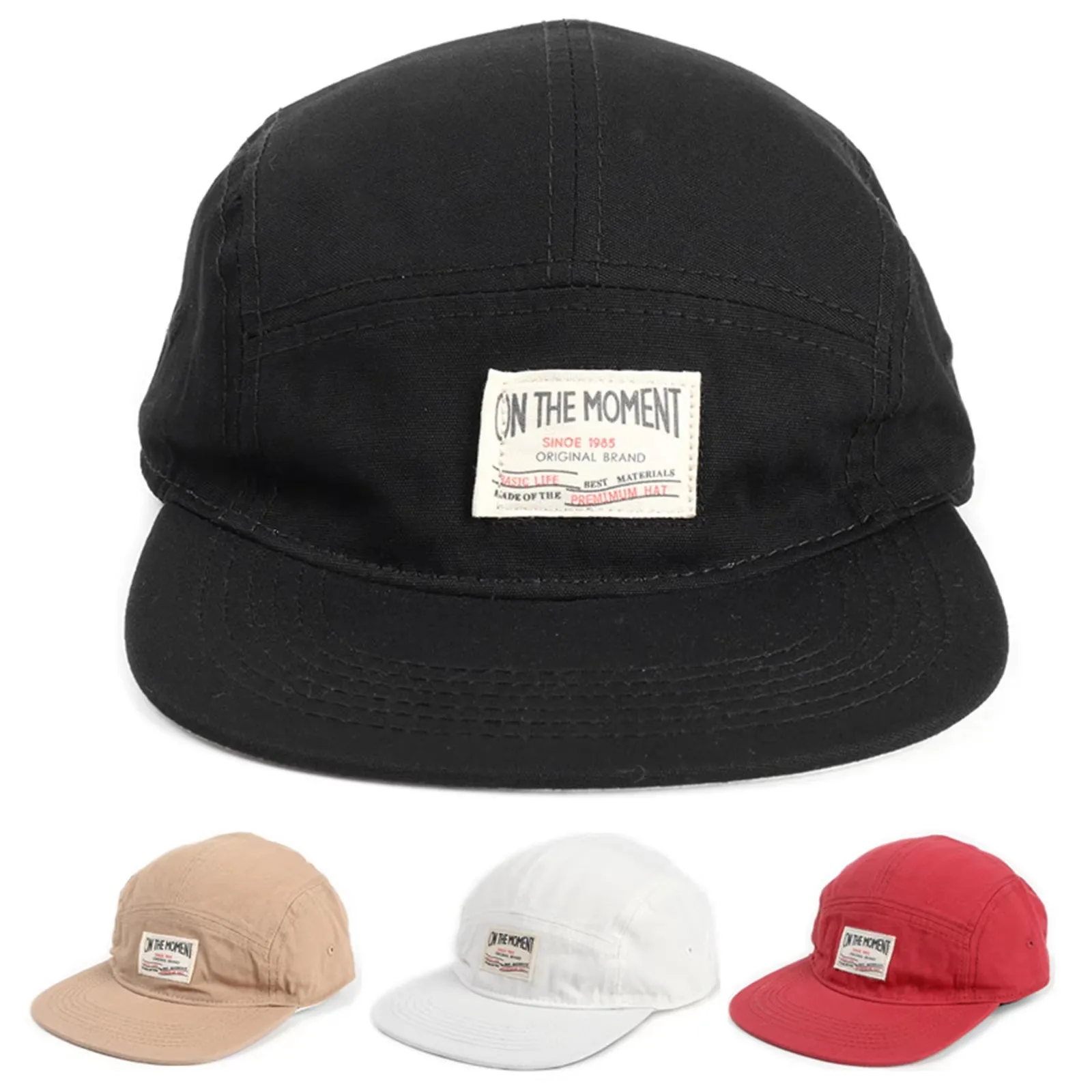 Corduroy Cap 5 Panel - New ON THE MOMENT Cotton 5