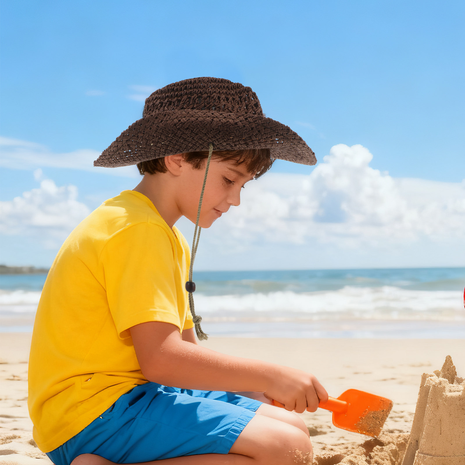 Kids Straw Cowboy Hat Western  - Cowboy Hat Straw 评论和价格