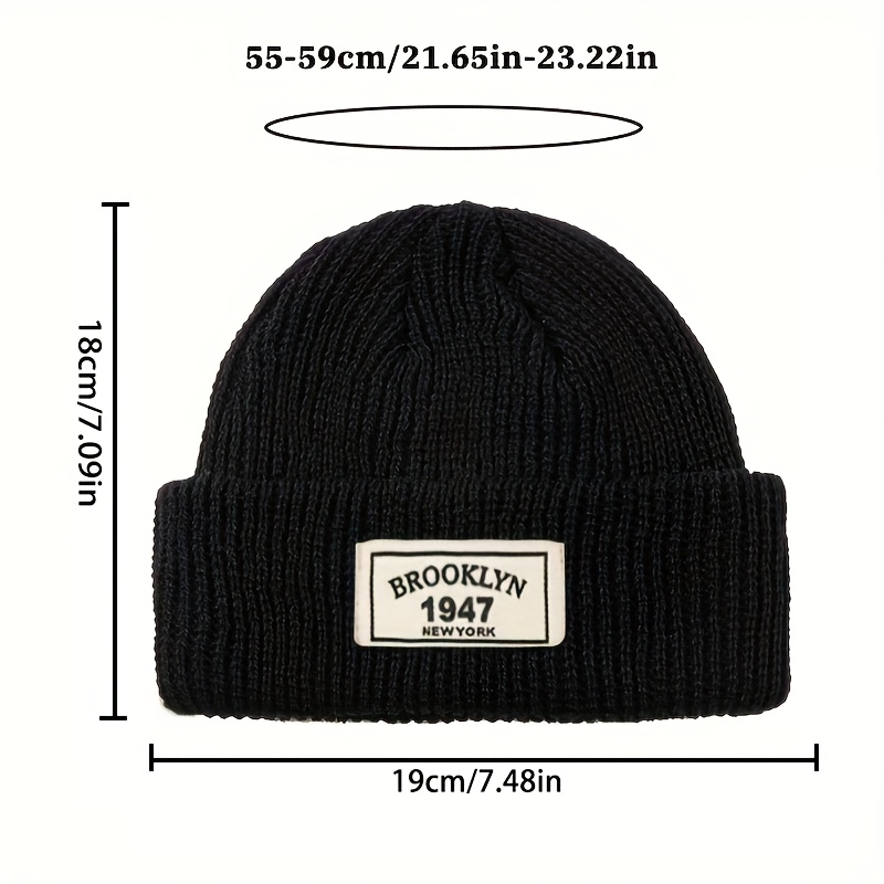 Unisex Brooklyn 1947 New York  - Beanie Cuffed Knit 评论和价格