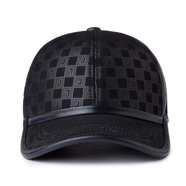 Hat For Man Genuine Suede Leat - Baseball Cap Structured 评论和价格