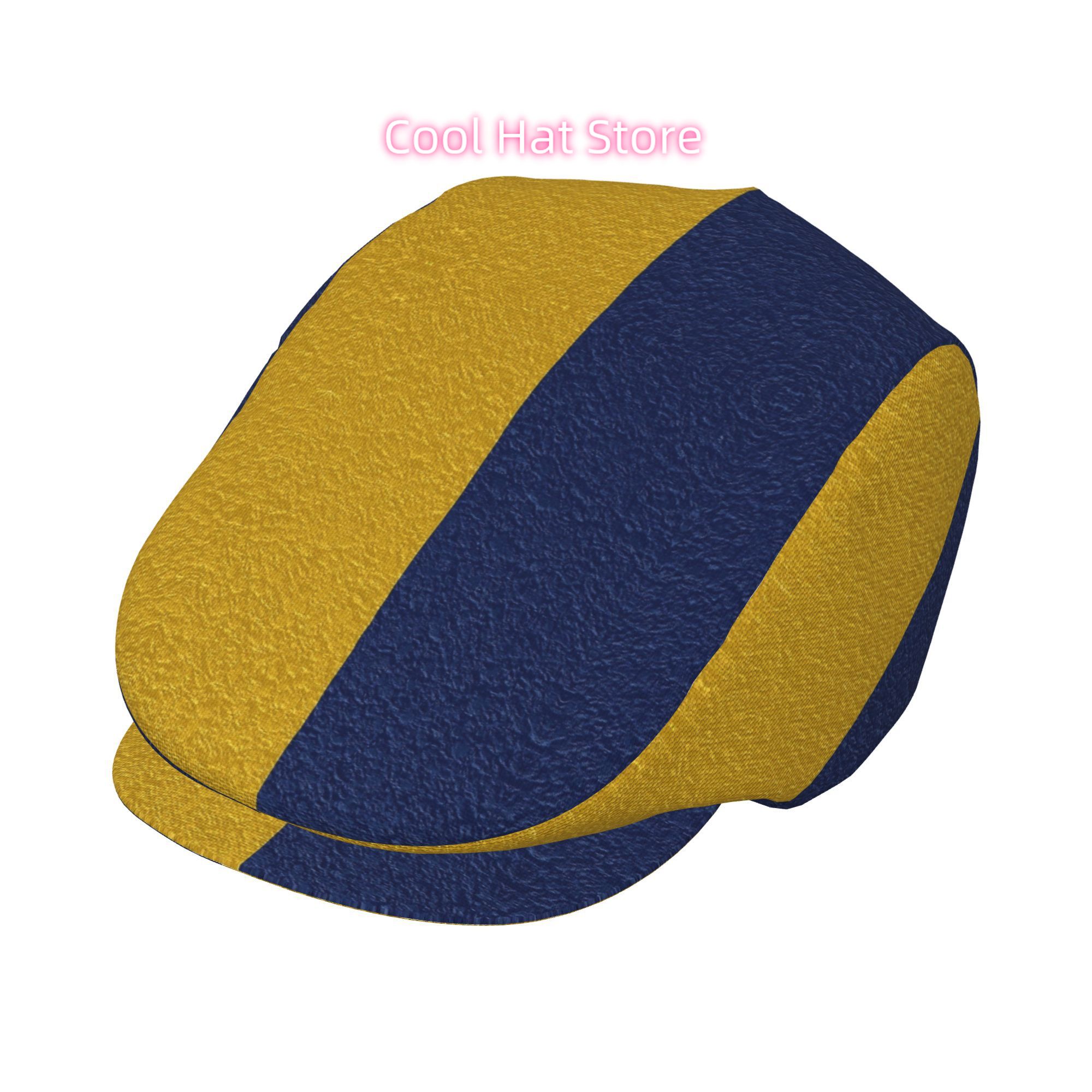 Matte Textured Yellow & Navy S - Newsboy Cap Ivy 评论和价格
