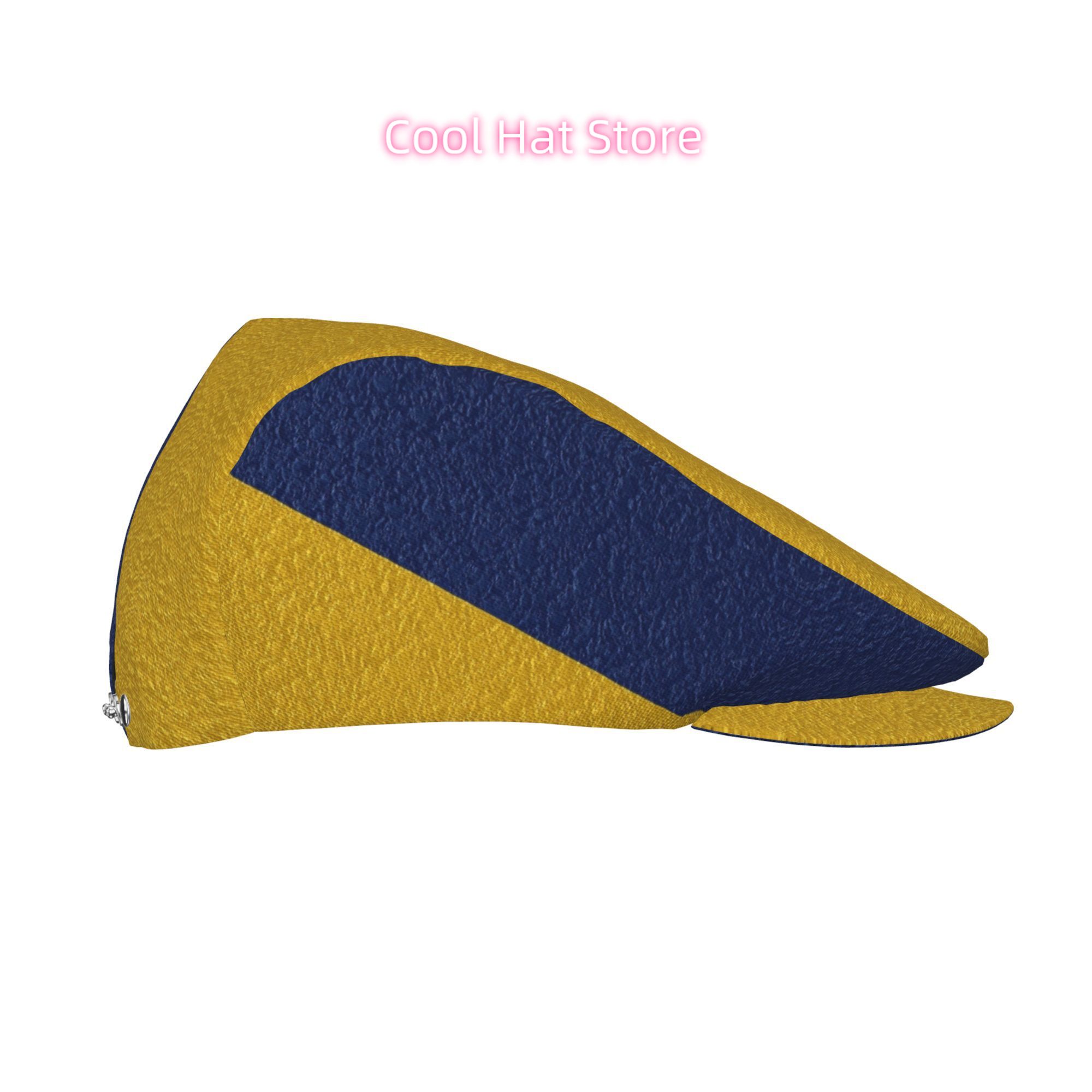 Matte Textured Yellow & Navy S - Newsboy Cap Ivy 评论和价格