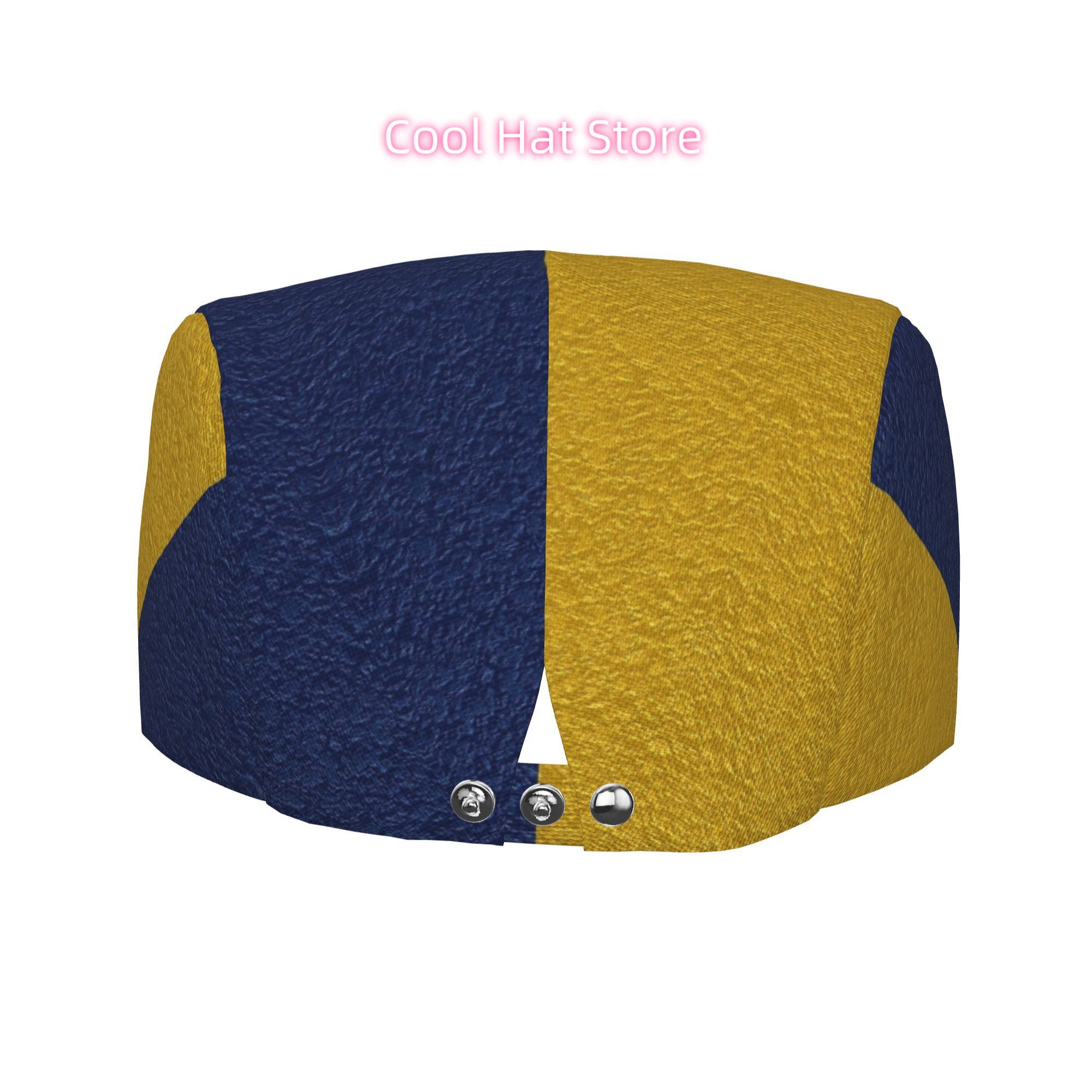 Matte Textured Yellow & Navy S - Newsboy Cap Ivy 评论和价格