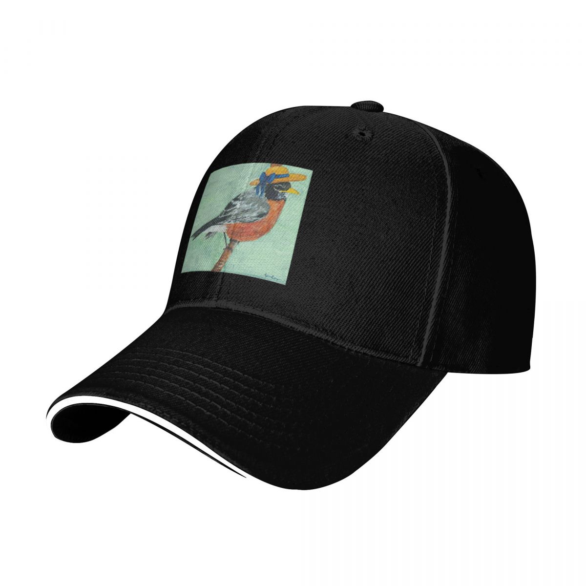 Birds with Hats: Garden Party  - Baseball Cap Structured 评论和价格