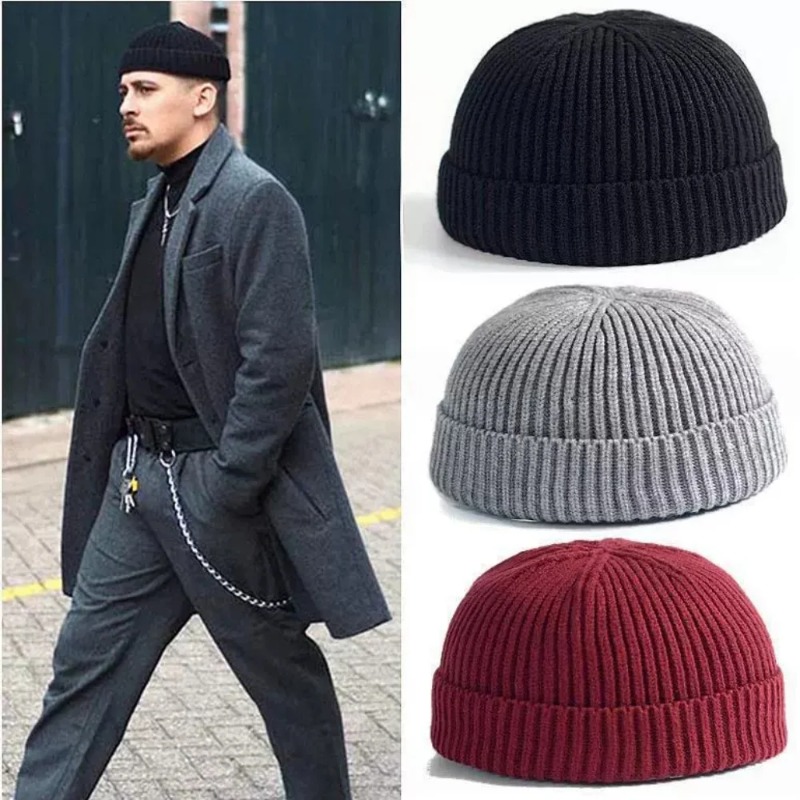 Winter Soft Knitted Beanie Hat - Beanie Cuffed Knit 评论和价格