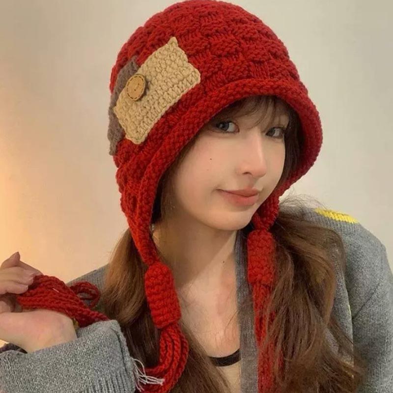Ear-Flap Balaclava Hat Women W - Winter Trapper Hat 评论和价格