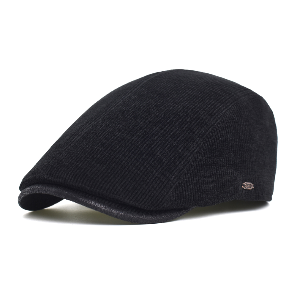 Newsboy Cap Men Winter Thick W - Dad Hat Cotton 评论和价格